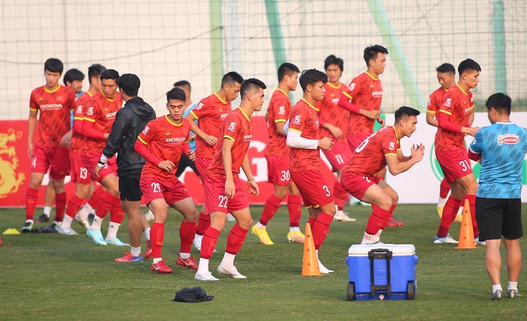 ĐT Việt Nam vẫn đang miệt mài chuẩn bị cho AFF Cup 2022