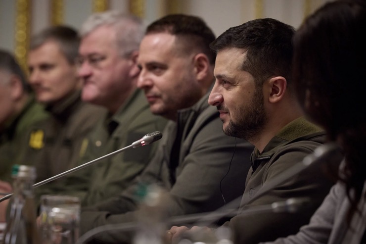 Tổng thống Ukraine Volodymyr Zelensky.