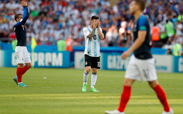 Messi ắt hẳn chưa quên nỗi đau ở World Cup 2018 trước Pháp