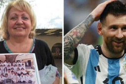 Thế giới - Cô giáo đầu tiên gửi tâm thư cho Messi: Tôi muốn ôm cậu trước khi chết