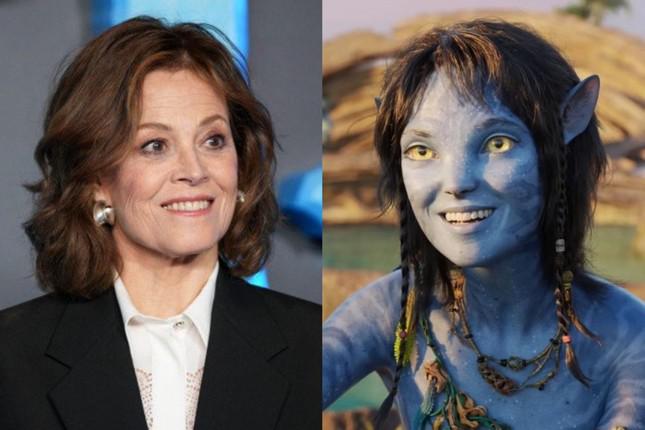 Sigourney Weaver đóng vai cô bé 14 tuổi Kiri trong Avatar: The Way of Water.