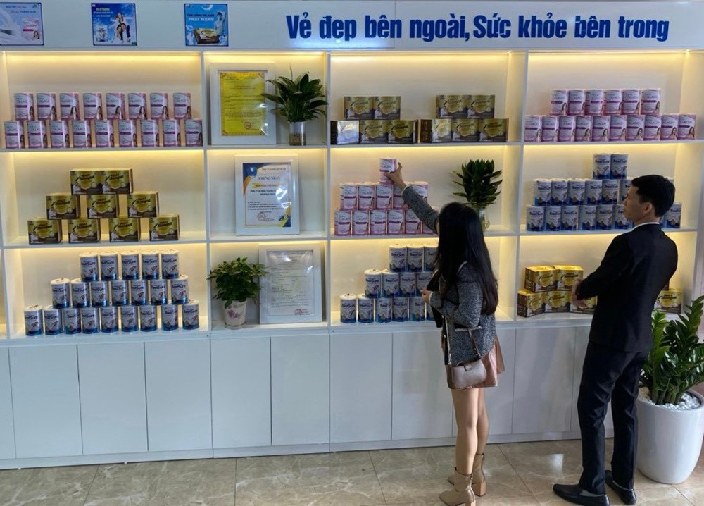 Ba dòng sản phẩm Sữa An Khang Group trong Store tại Nghệ An