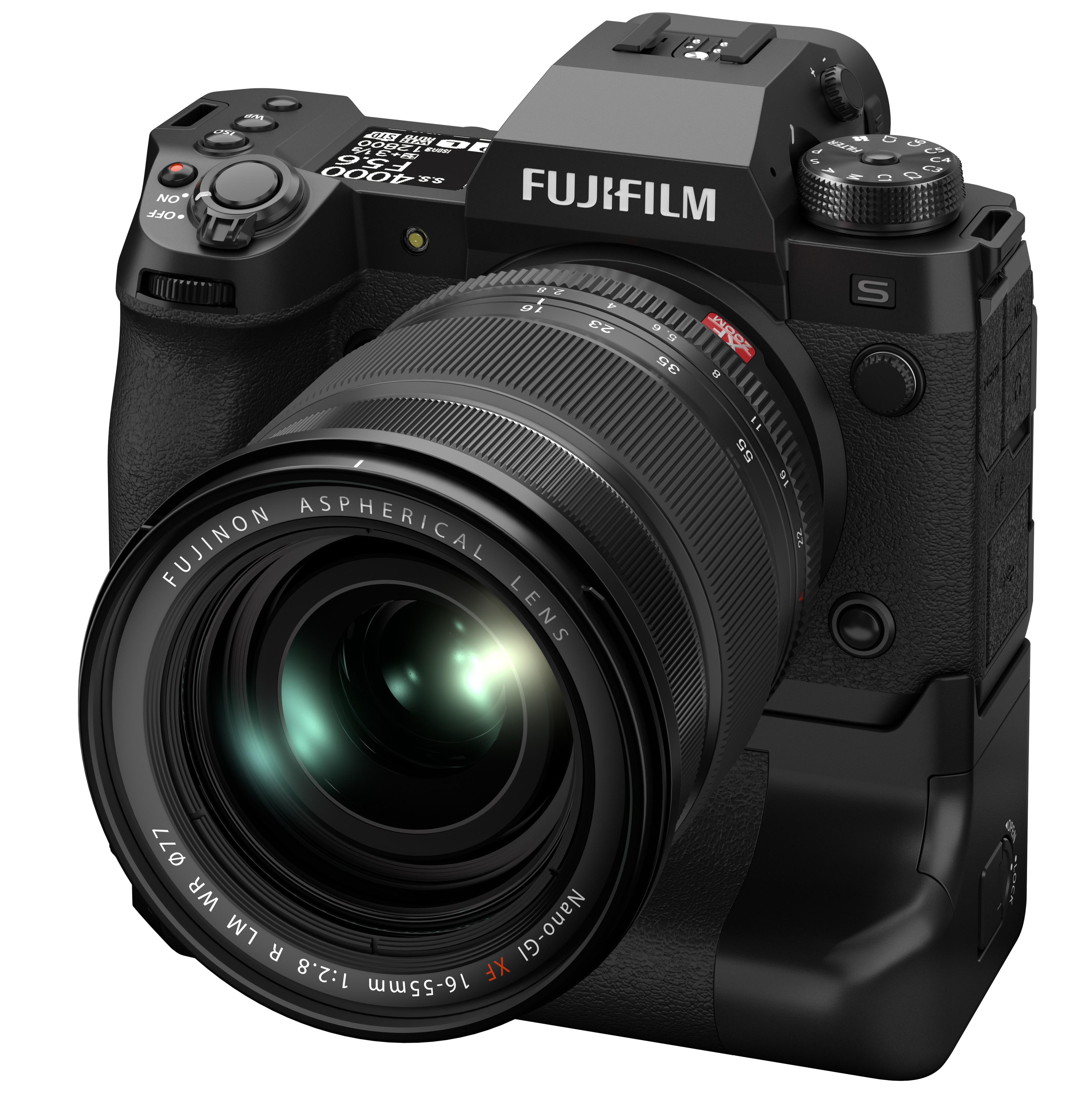 Cận cảnh máy ảnh&nbsp;Fujifilm X-H2S.