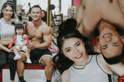 Bạn trẻ - Cuộc sống - Bộ "ảnh cưới đến muộn" của chàng lực sĩ nhà nghèo cùng chuyện tình yêu từ phòng tập