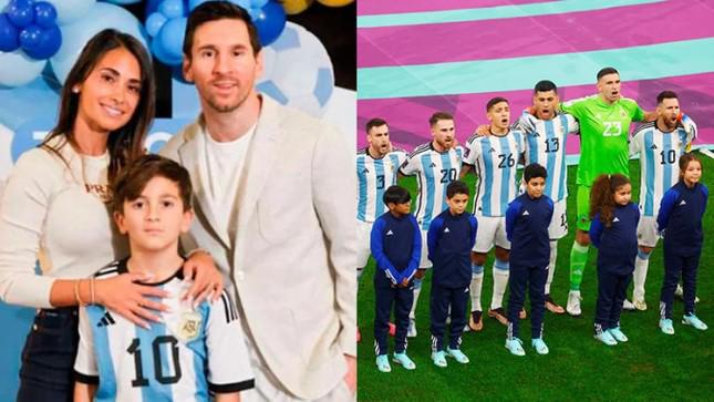 Con trai Messi viết thông điệp xúc động trước trận chung kết World Cup 2022 - 1