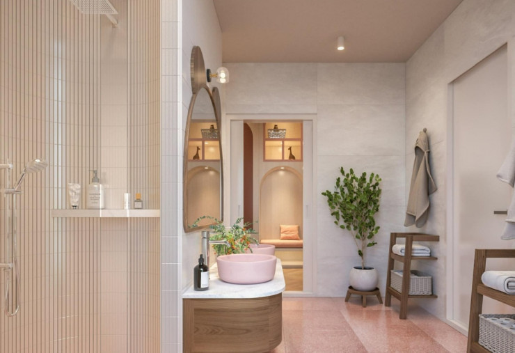 Trong quá trình thực hiện căn nhà, vợ chồng
Vân Trang tỏ ra hợp gu, ăn ý. Hầu hết mong muốn của cô đều được ông
xã ủng hộ.