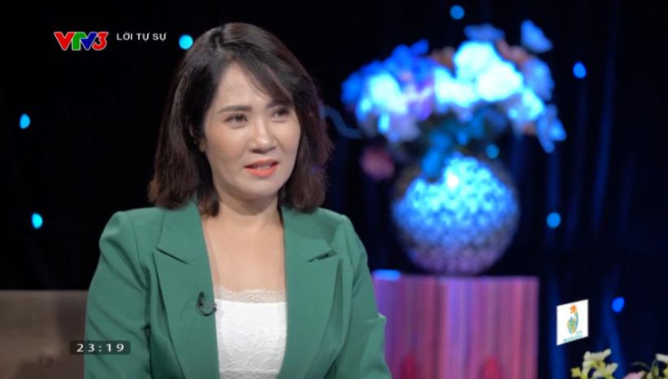 Nguyệt Hằng trong chương trình Lời tự sự. Ảnh: CMH.