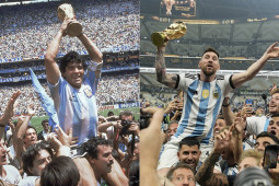 Tranh cãi vì sao Messi vô địch World Cup vẫn chưa thể bằng Maradona?