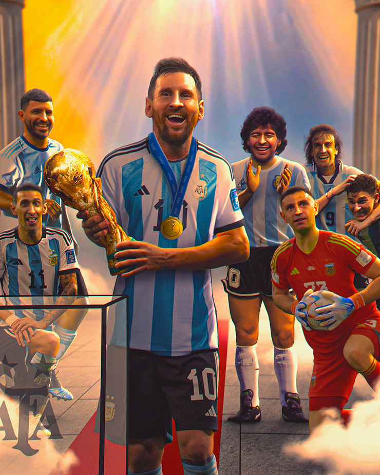 Messi có đủ mọi chiếc cúp danh giá nhất trong sự nghiệp thi đấu.