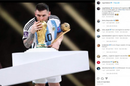 Bóng đá - Federer và dàn sao chúc mừng Messi "kỳ quan thế giới thứ 8" khi vô địch World Cup