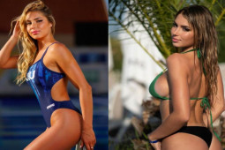 Thể thao - "Nàng tiên cá" 19 tuổi tuyệt đẹp, gây náo động đường bơi và sàn catwalk