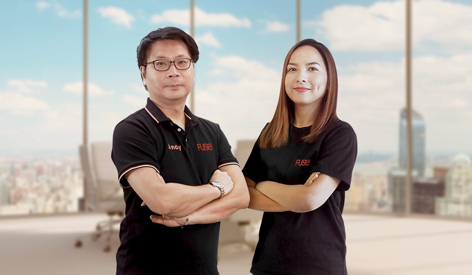 Ông Andy Yeung, Giám đốc Điều hành (CEO) của Fuse và Giám đốc của Fuse Việt Nam, bà Trần Diễm Ngọc Quỳnh