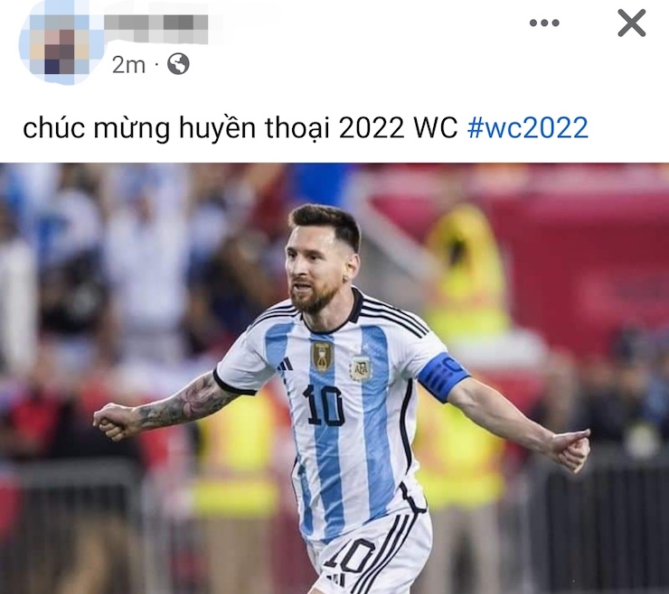 Lionel Messi cùng Argentina vô địch World Cup 2022: Dân mạng ngất ngây - 7