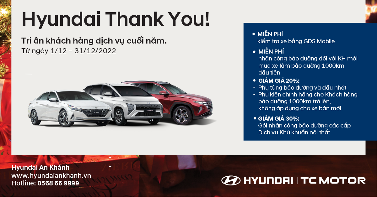 Hyundai An Khánh – Chăm sóc bảo dưỡng định kỳ cho xe ô tô dịp cuối năm - 6