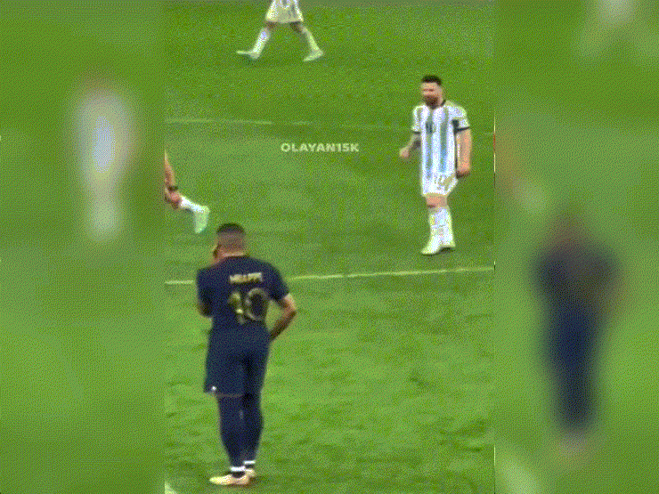 Hành động của Messi và Mbappe trong trận chung kết gây sốt cộng đồng mạng - 1