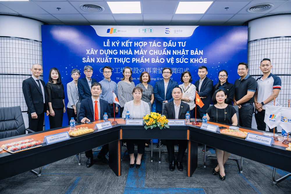 Các đơn vị là PFI, FPT Retail và SCGate cùng đầu tư xây dựng nhà máy sản xuất thực phẩm bảo vệ sức khỏe tại Khu công nghiệp Hựu Thạnh, tỉnh Long An.