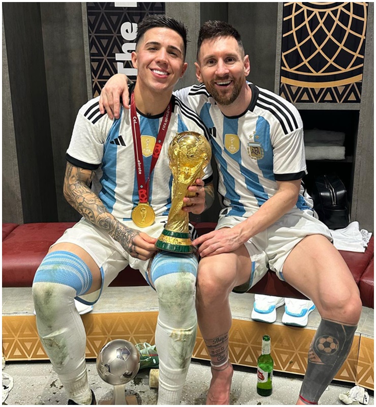 Cầu thủ trẻ xuất sắc nhất World Cup 2022: Có mối liên hệ mật thiết với Messi - 1