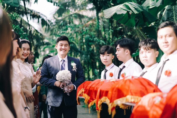 Đám cưới đậm chất miền Tây trong vườn dừa nước ở Trà Vinh - 9