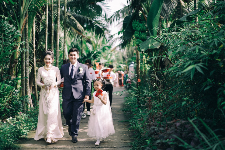 Đám cưới đậm chất miền Tây trong vườn dừa nước ở Trà Vinh - 11