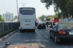 Tin tức trong ngày - Nữ tài xế xe máy tử vong sau cú tông của ô tô chạy phía sau trên QL18