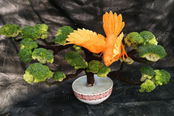 Ẩm thực - Ngỡ ngàng trước những tác phẩm bằng bí ngô của chàng trai đam mê điêu khắc