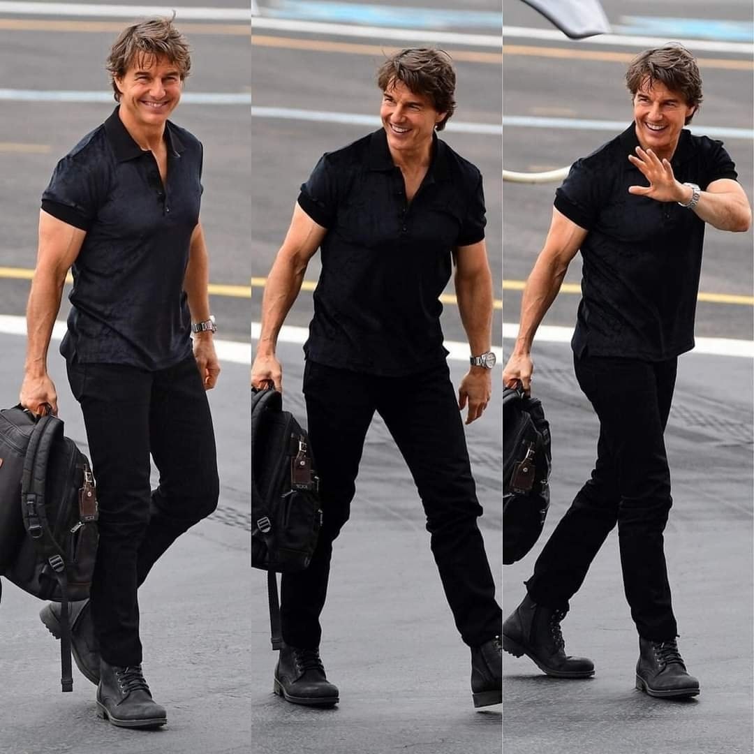 Vẻ ngoài của Tom Cruise ở tuổi trung niên.