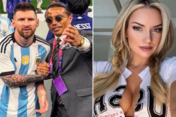 Bóng đá - "Thánh rắc muối" làm phiền Messi, được người đẹp Spiranac ủng hộ