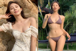 Bạn trẻ - Cuộc sống - Sắc vóc "miễn chê" của cô gái được ví là "Trương Quân Ninh phiên bản Hàn Quốc"