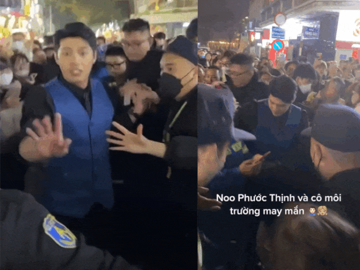 Clip Noo Phước Thịnh “gây bão mạng” vì 1 hành động bất ngờ giữa "rừng fan" vây kín