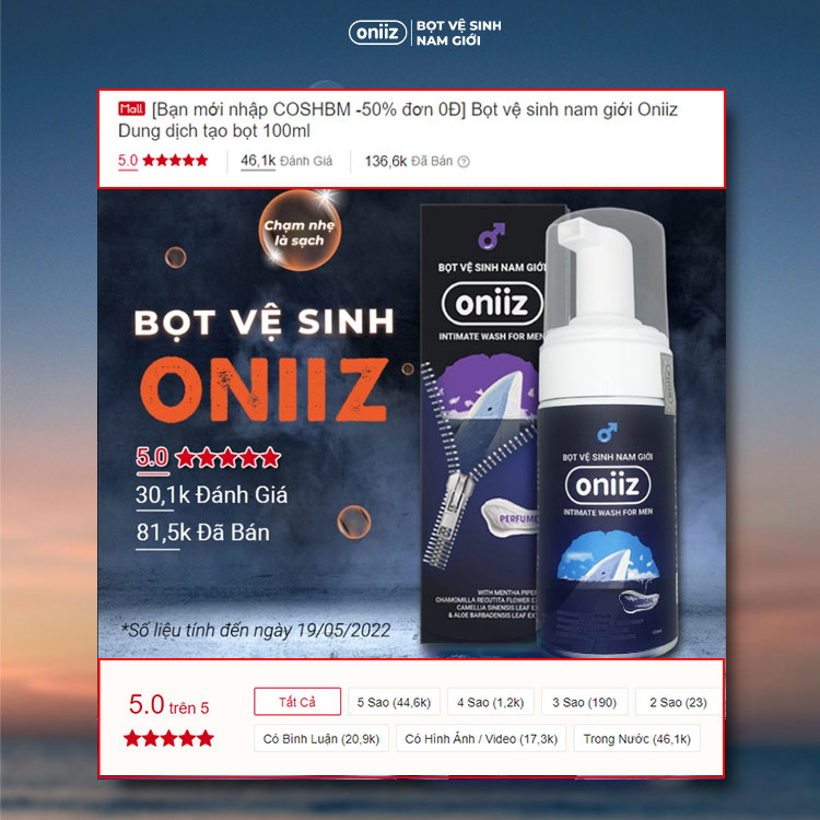Những con số “biết nói” trên Shopee Oniiz chỉ sau 1 năm