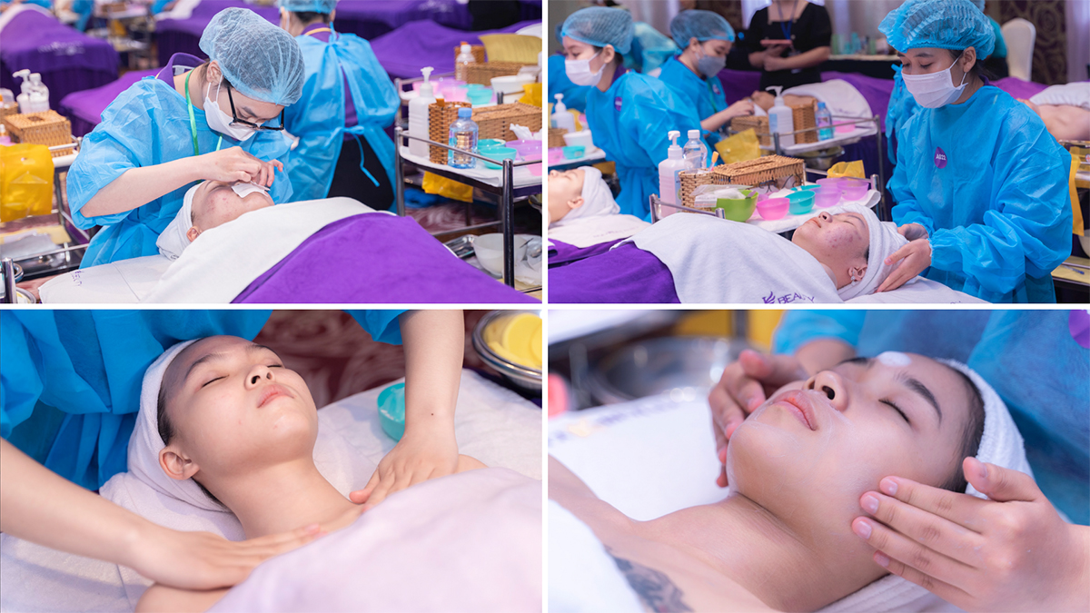 Các kỹ thuật sẽ được chấm điểm bởi các bác sĩ, chuyên gia trong lĩnh vực làm đẹp.