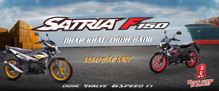 Suzuki Satria F150 2023 trình làng: Thêm màu mới, giá không đổi - 1