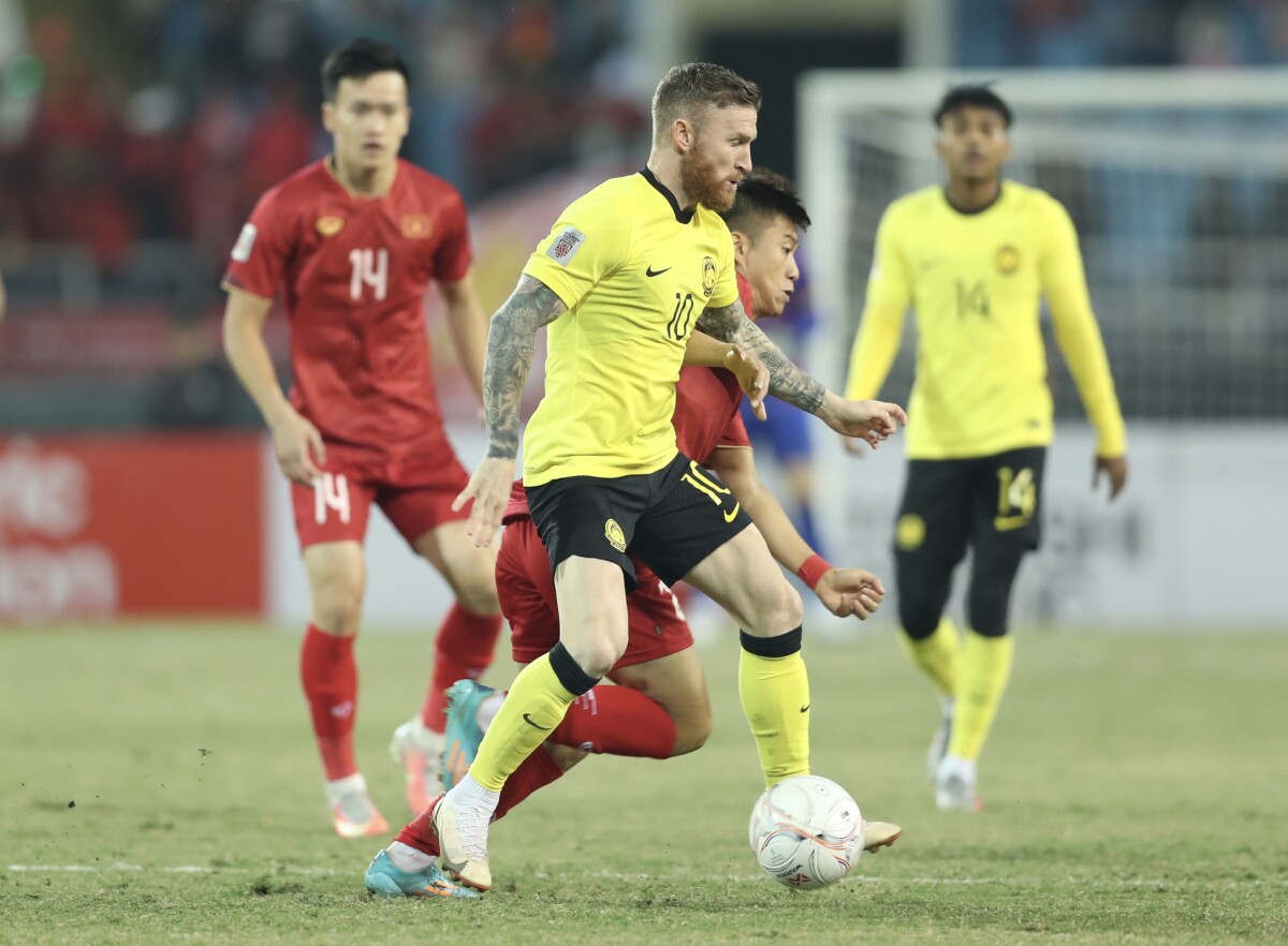 Sau trận thắng đội tuyển Malaysia, đội tuyển Việt Nam đang đứng đầu bảng B, AFF Cup 2022. Ảnh: AFC