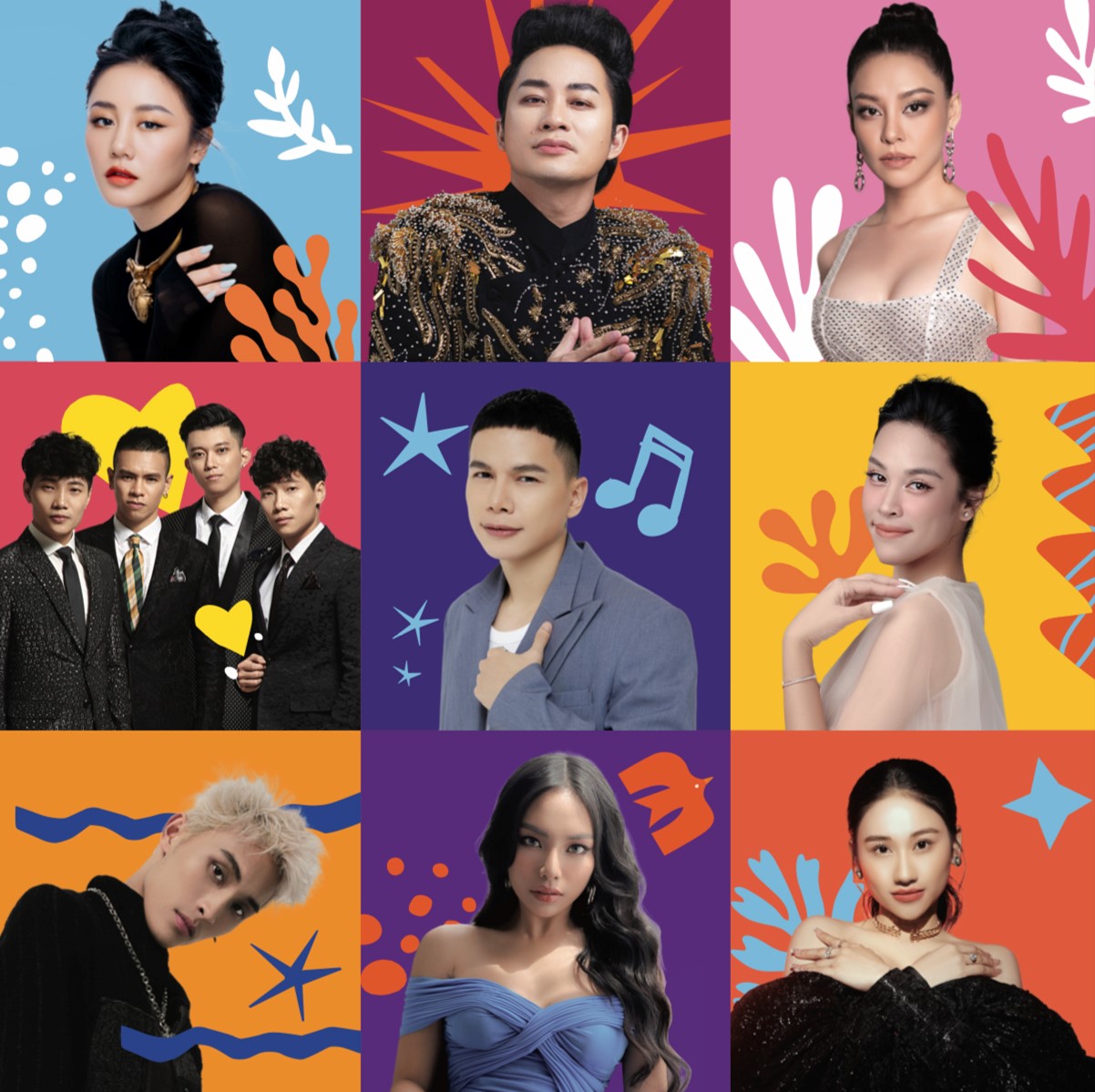 Những ca sĩ hàng đầu showbiz Việt sẽ tham gia vào chương trình