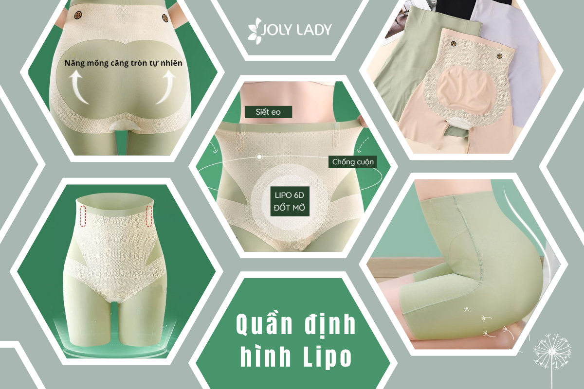Quần định hình công nghệ giảm mỡ Lipo - Joly Lady