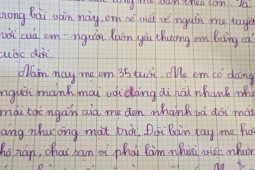 Bài văn cậu bé viết tặng người mẹ bệnh tật khiến cộng đồng mạng cay mắt