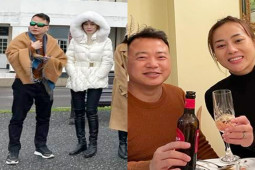 Đời sống Showbiz - Shark Bình đưa Phương Oanh "ra mắt" gia đình, bạn bè ở trời Tây?