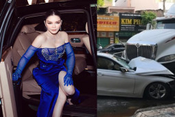 Giải trí - Lý Nhã Kỳ hú vía khi xế hộp bị container cán nát, riêng sao nữ này trải qua phút giây sinh tử