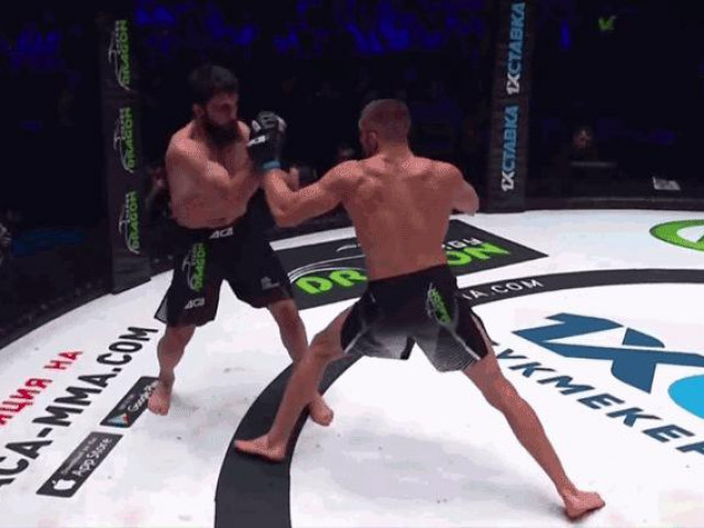 Thể thao - Tung đòn chỏ như ‘giã chày vào mặt’, võ sĩ Ukraine giành đai vô địch hạng bán trung ACA