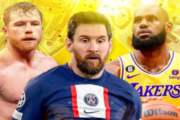 Bóng đá - Messi kiếm tiền "ăn đứt" tỷ phú thể thao, Federer vẫn xếp hạng cao