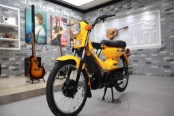 Thế giới xe - Lộ ảnh huyền thoại Yamaha Belle, nếu hồi sinh Honda Cub có sợ?