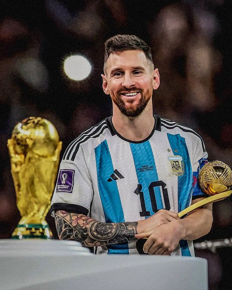 Messi đã có chức vô địch World Cup mà trước đó anh còn thiếu trong bộ sưu tập danh hiệu đồ sộ của mình
