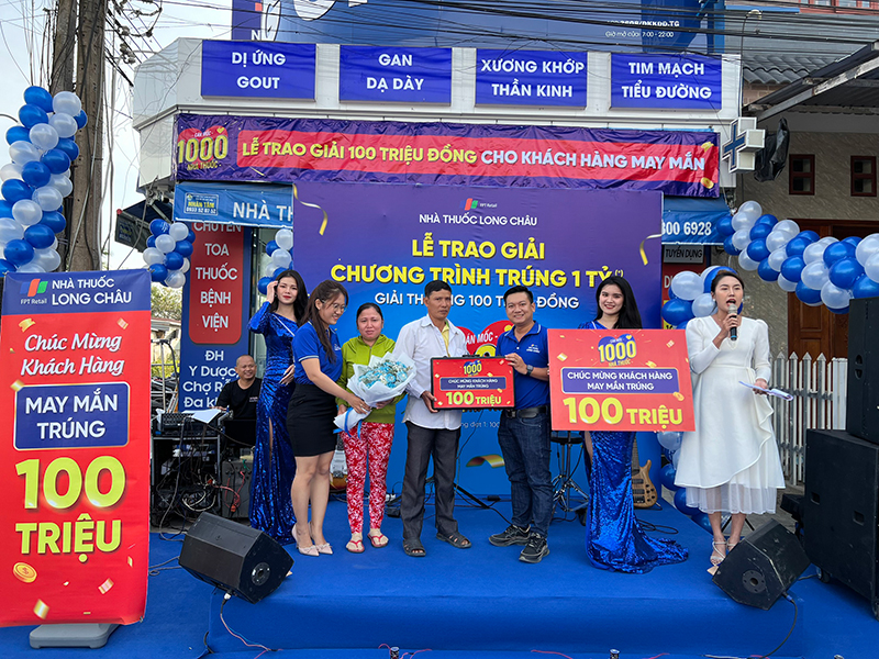 &nbsp;FPT Long Châu đã tìm ra những chủ nhân của 10 giải thưởng 100 triệu đồng may mắn.&nbsp;