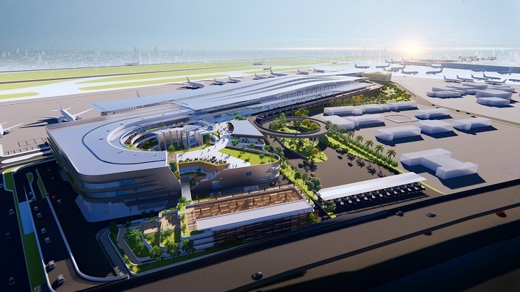 Phối cảnh nhà ga T3 - Cảng hàng không quốc tế Tân Sơn Nhất mới được ACV khởi công