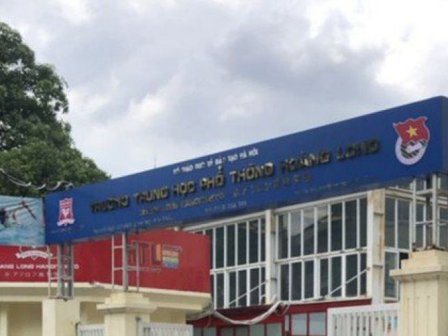 Trường THPT Hoàng Long, Hà Nội: Phụ huynh băn khoăn quỹ chồng quỹ