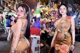 Thời trang - Hot girl Đồng Nai nổi bật trên "phố Tây" Bùi Viện khi mặc đồ tôn đường cong