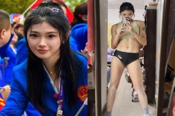 Làm đẹp - Hot girl điền kinh cao 1m75, gây sốt vì quá xinh đẹp được ví như "nữ thần" trên đường chạy