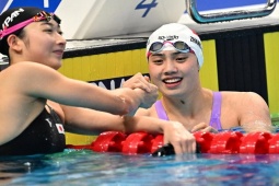 Làm đẹp - Vẻ đẹp thuần khiết "gây sốt" đường đua xanh của "nữ thần bơi lội" vừa phá kỷ lục Asiad 19