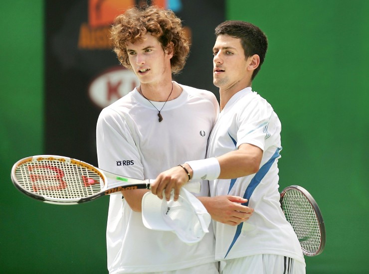 Murray và Djokovic là đôi bạn thân từ khi còn trẻ