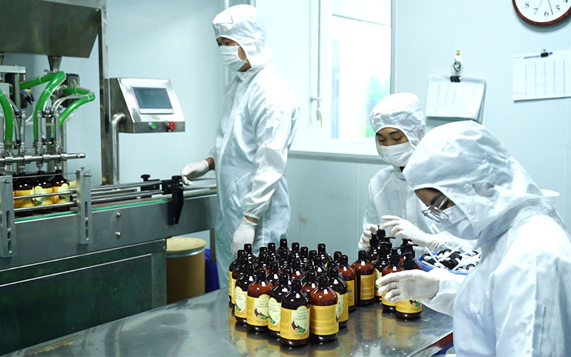 Sản phẩm sản xuất trên dây chuyền hiện đại, đạt tiêu chuẩn GMP